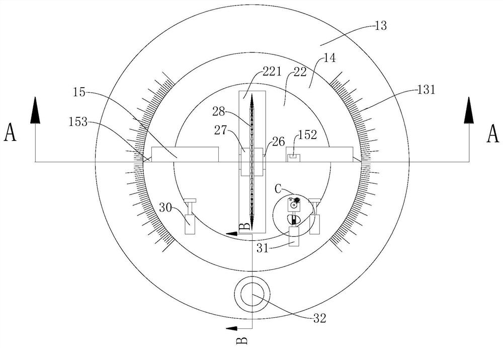 Quantifiable cutting device for factory aluminum profiles