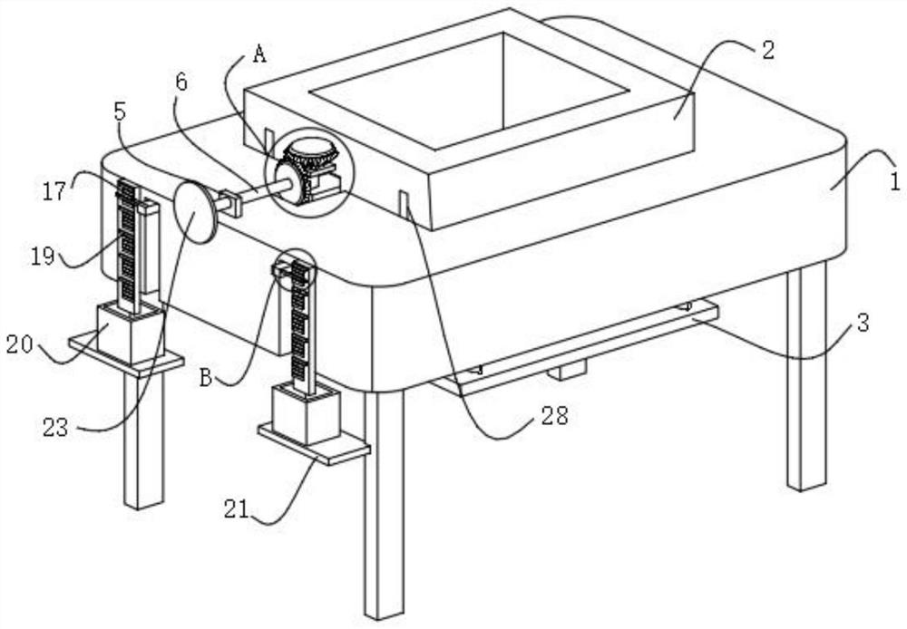 Good-stability grooving device with adjustable grooving depth for plastic part production