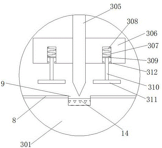 Non-crimping protective film splitting and winding integrated device