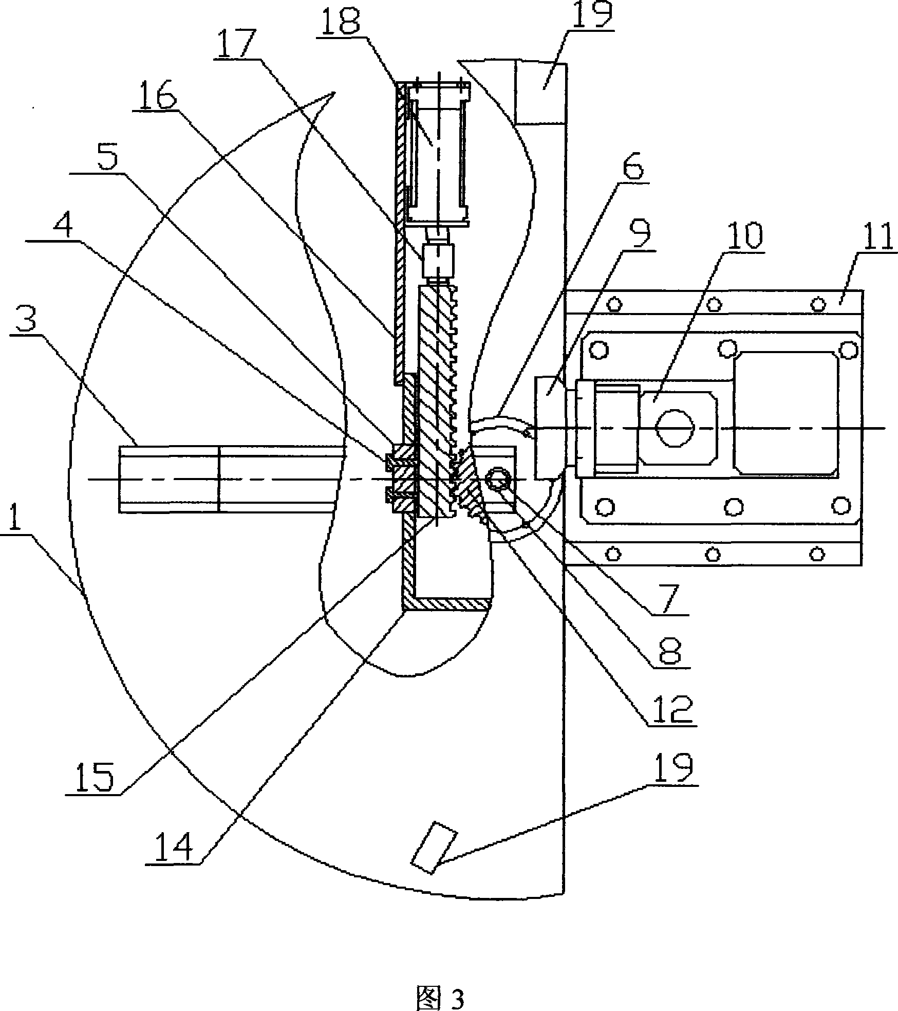 Method and equipment for milling processing cambered surface of vehicle fist section