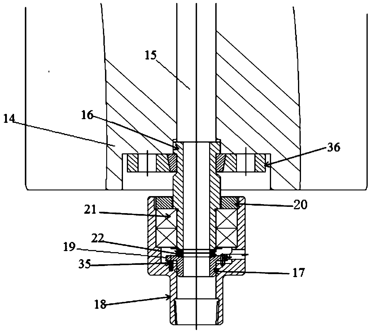 Clutch hydraulic oil circuit structure, clutch structure, driving device and method