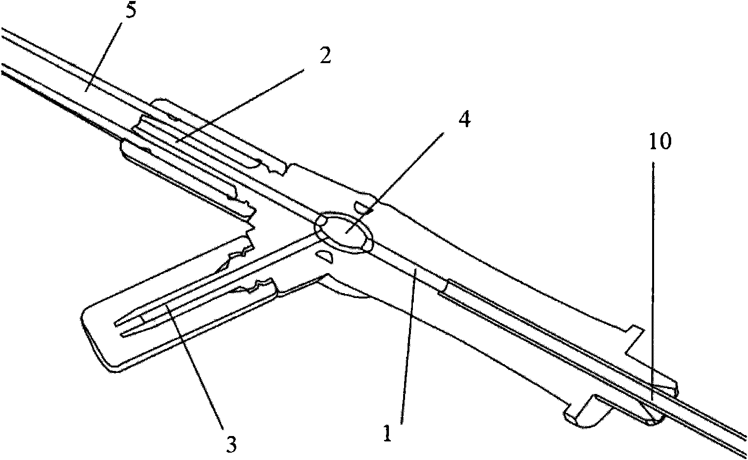 Divided manifold tee joint for germfree ovum aspiration needle