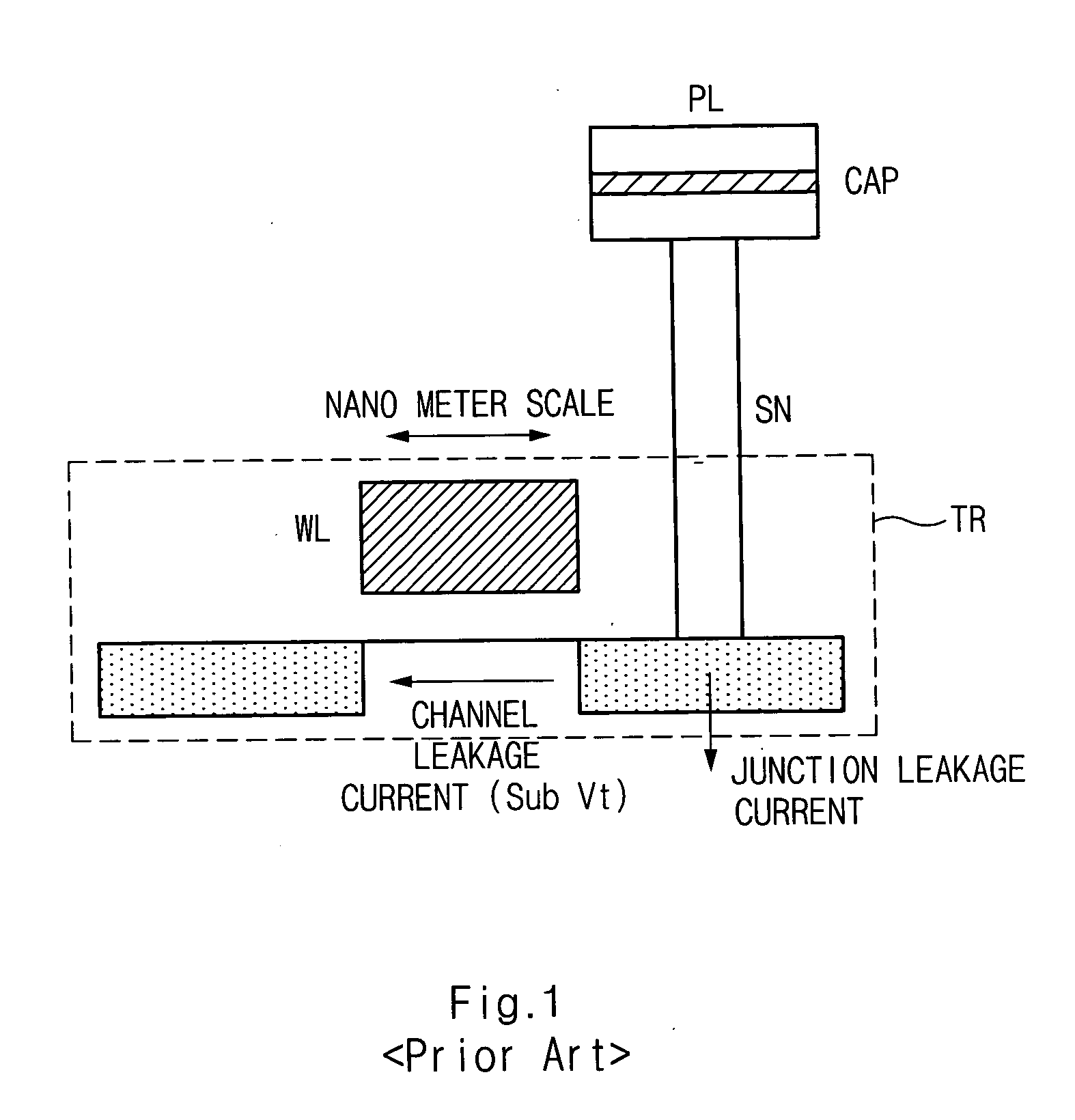 Nano tube cell and memory device using the same