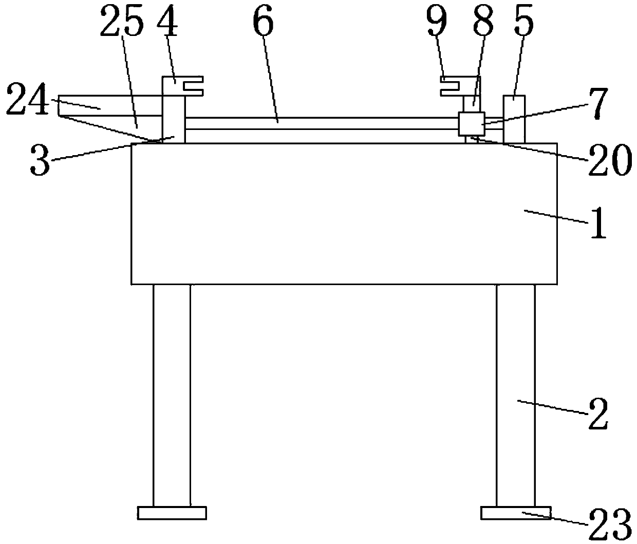 Circuit board circuit testing-used fixing device