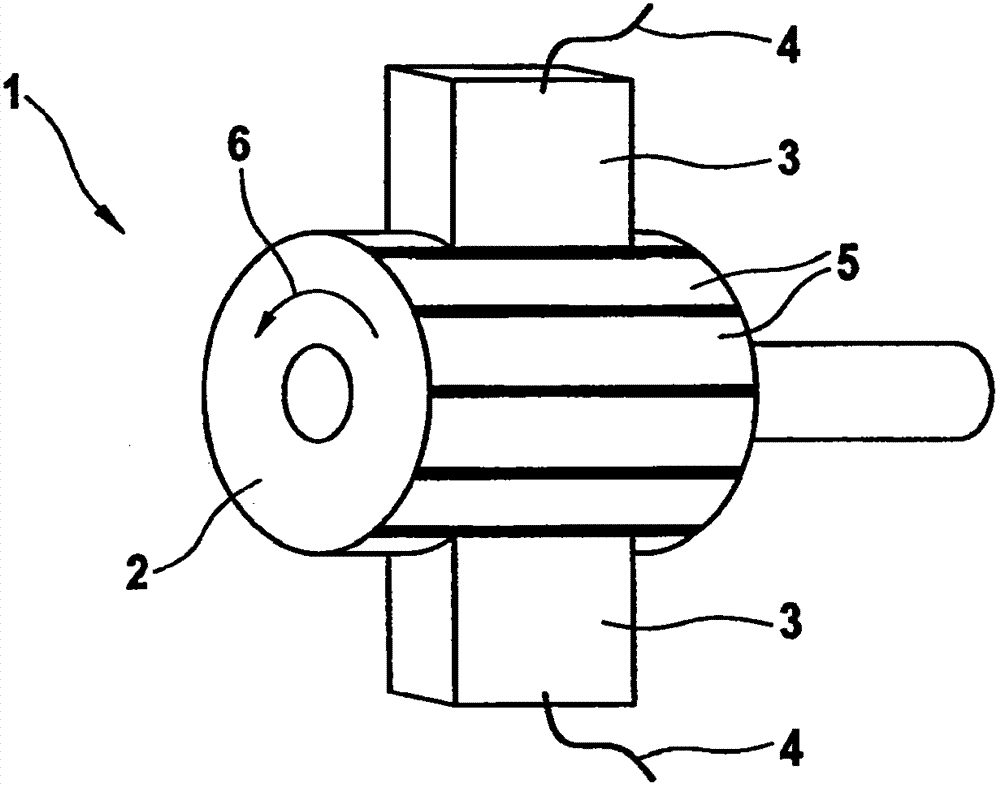 Method for producing a carbon brush in a commutator