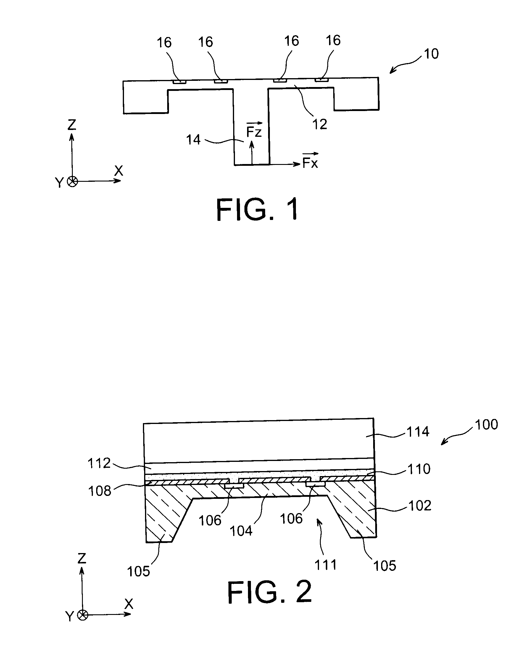 Contact force sensor