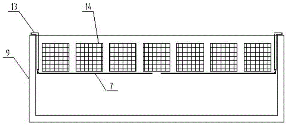 Cass pool efficient ammonia nitrogen modification method