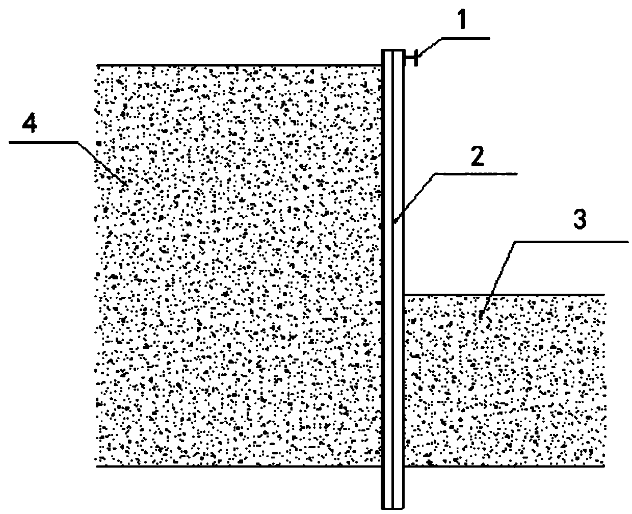 Large area silt fluid soil layer foundation pit suspension supporting comprehensive construction structure and method