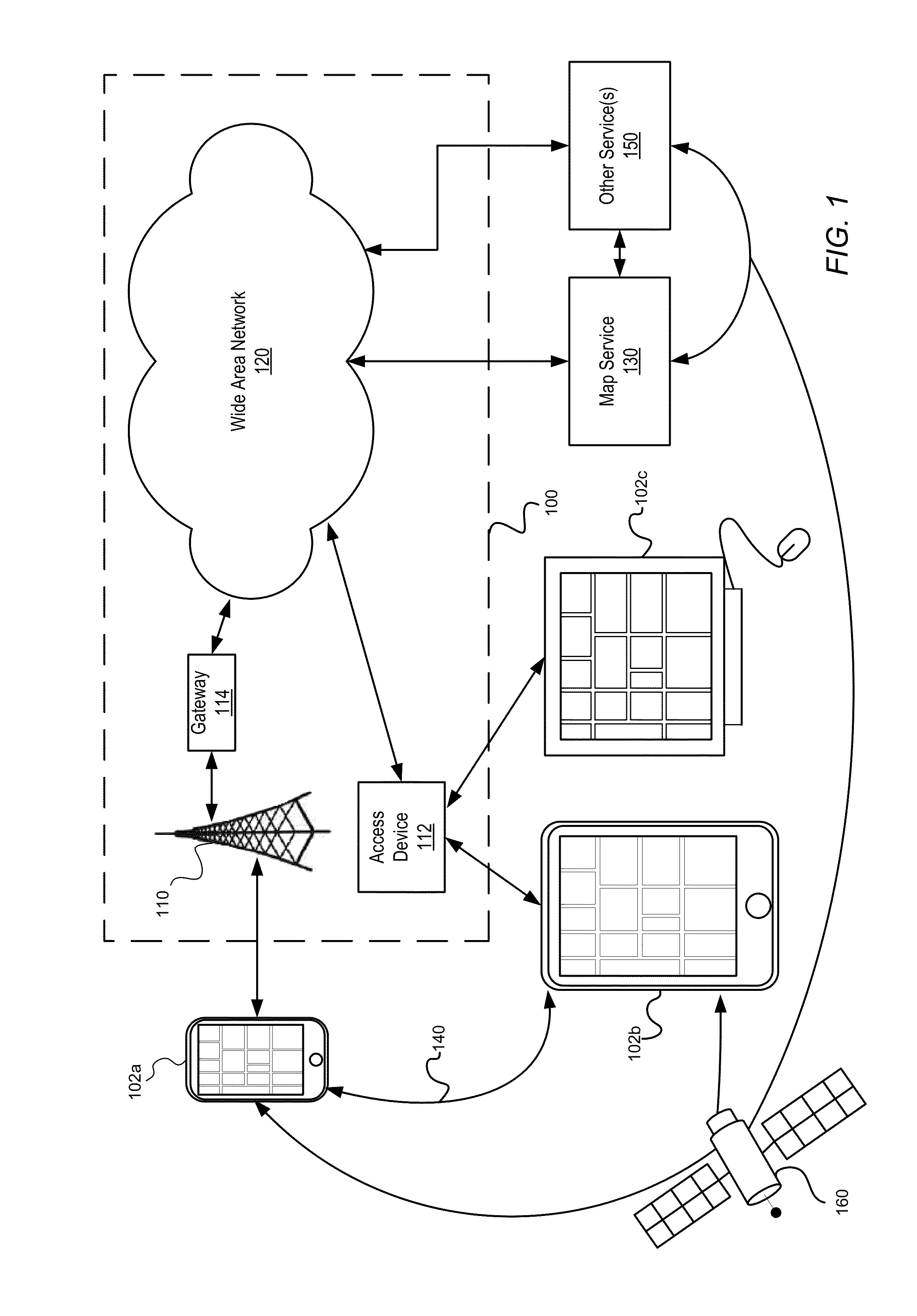 Method, system and apparatus for providing visual feedback of a map view change