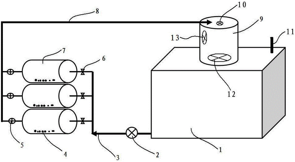 A three-roll inner cavity dirt cleaning system and treatment method