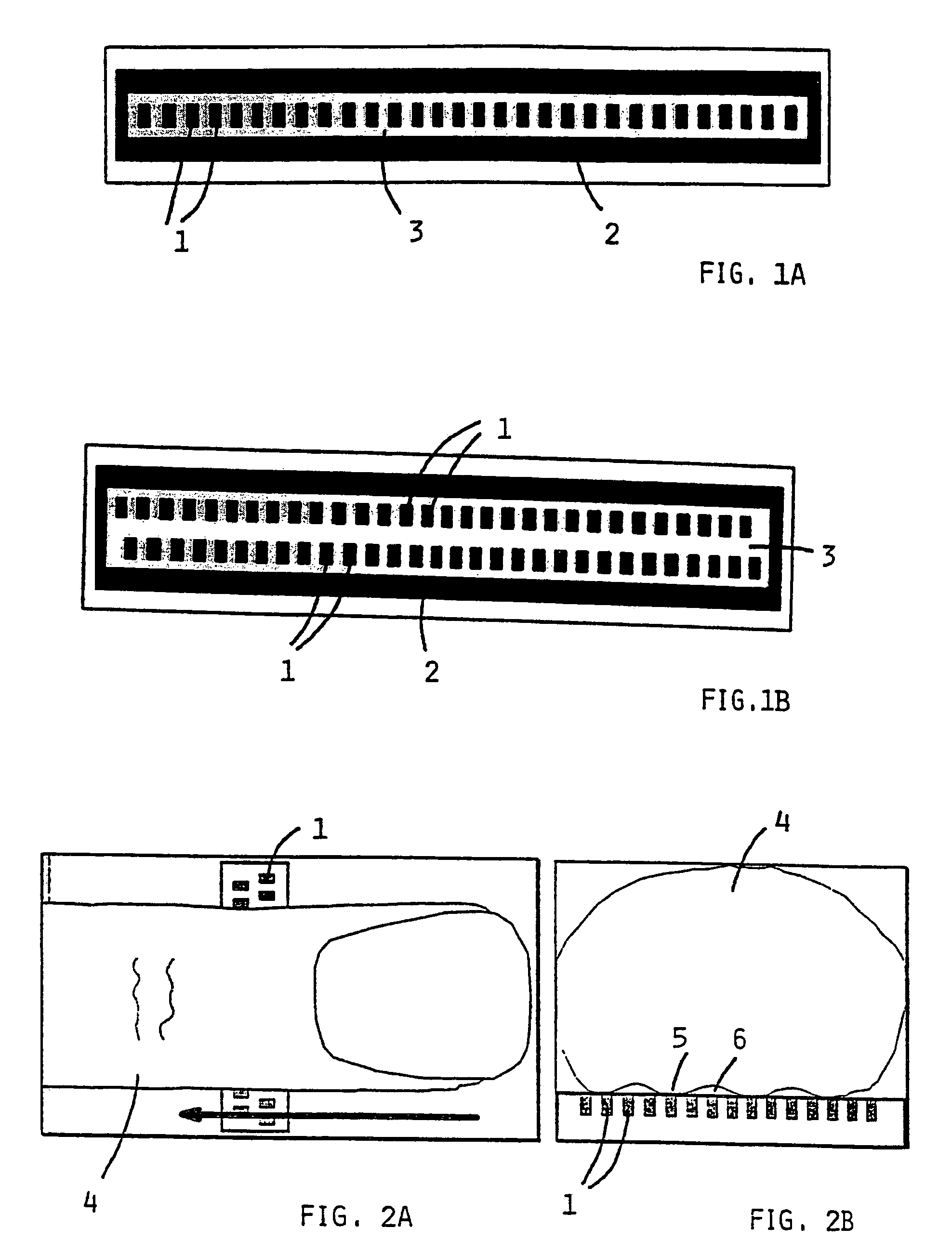 Method and apparatus for measuring structures in a fingerprint
