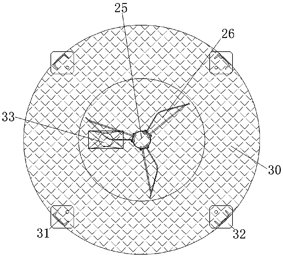 Fertilizer stirring device for park