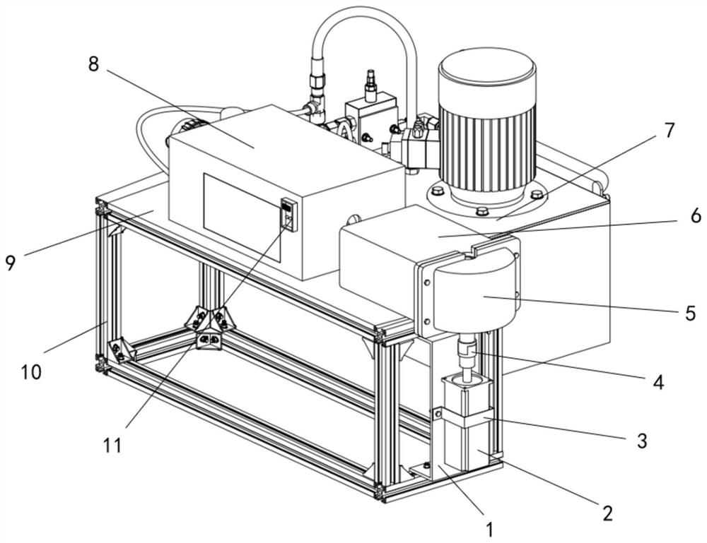 Wellhead sealing simulation device for high-pressure gas well