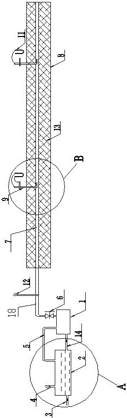 Experiment device and experiment method for measuring negative pressure and flow distribution characteristic in drilling hole