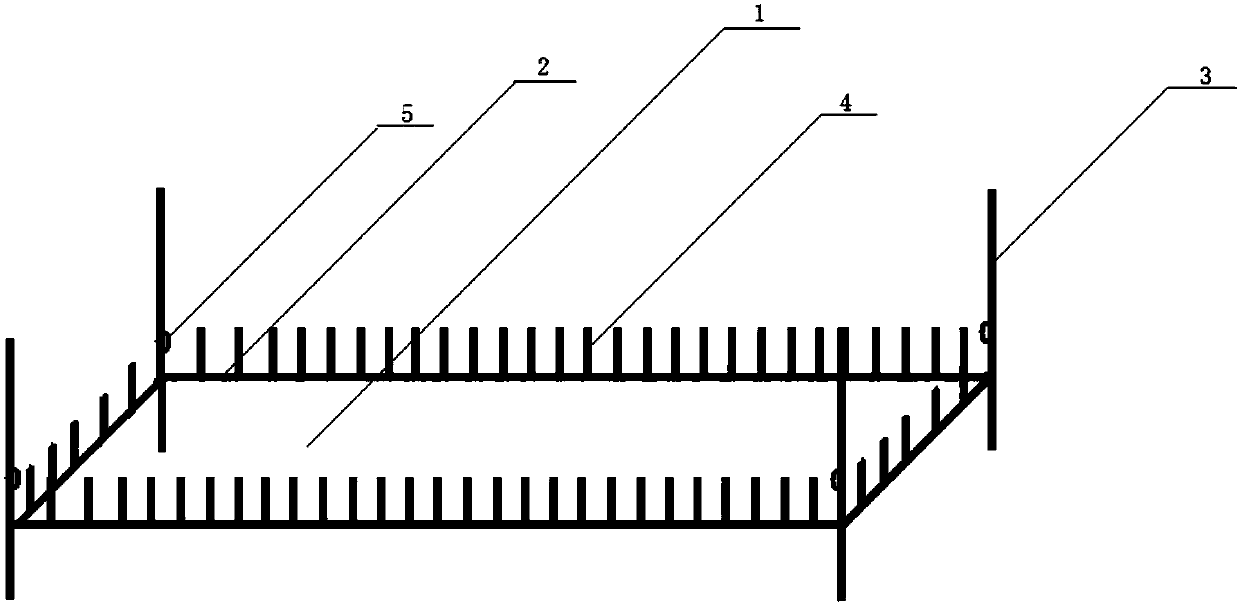 Slab-washing protection frame applied to slabs