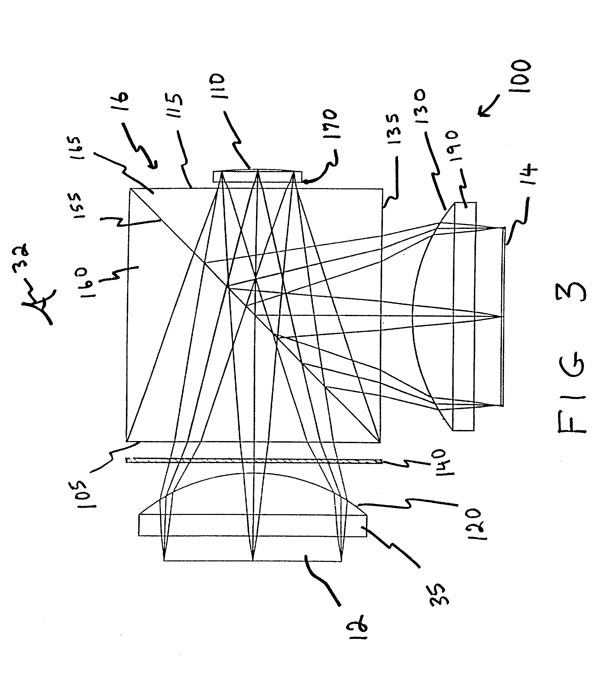 Optical system for miniature personal displays using reflective light valves
