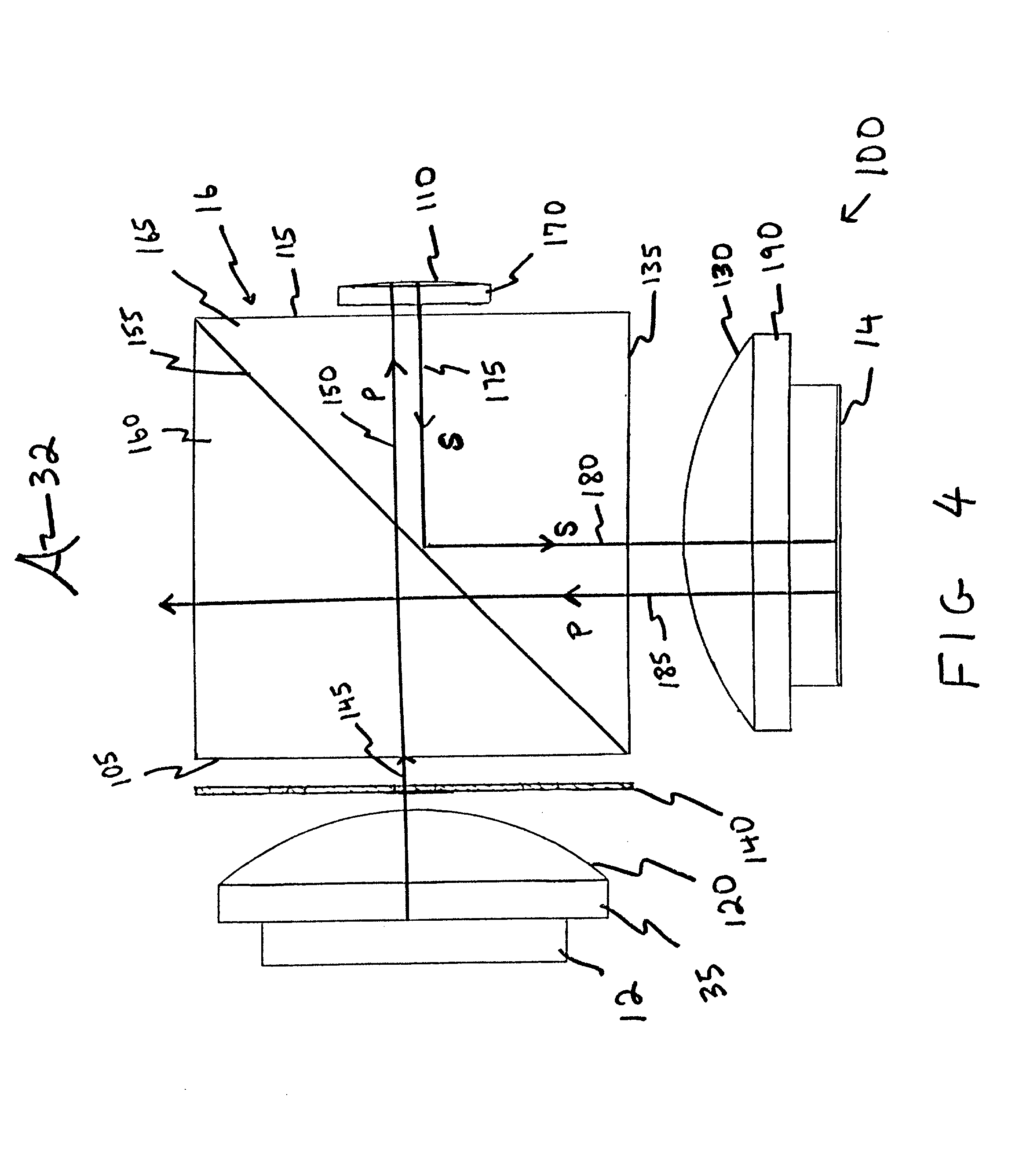 Optical system for miniature personal displays using reflective light valves