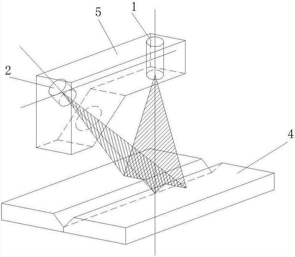 Laser visual sensor and detection method thereof