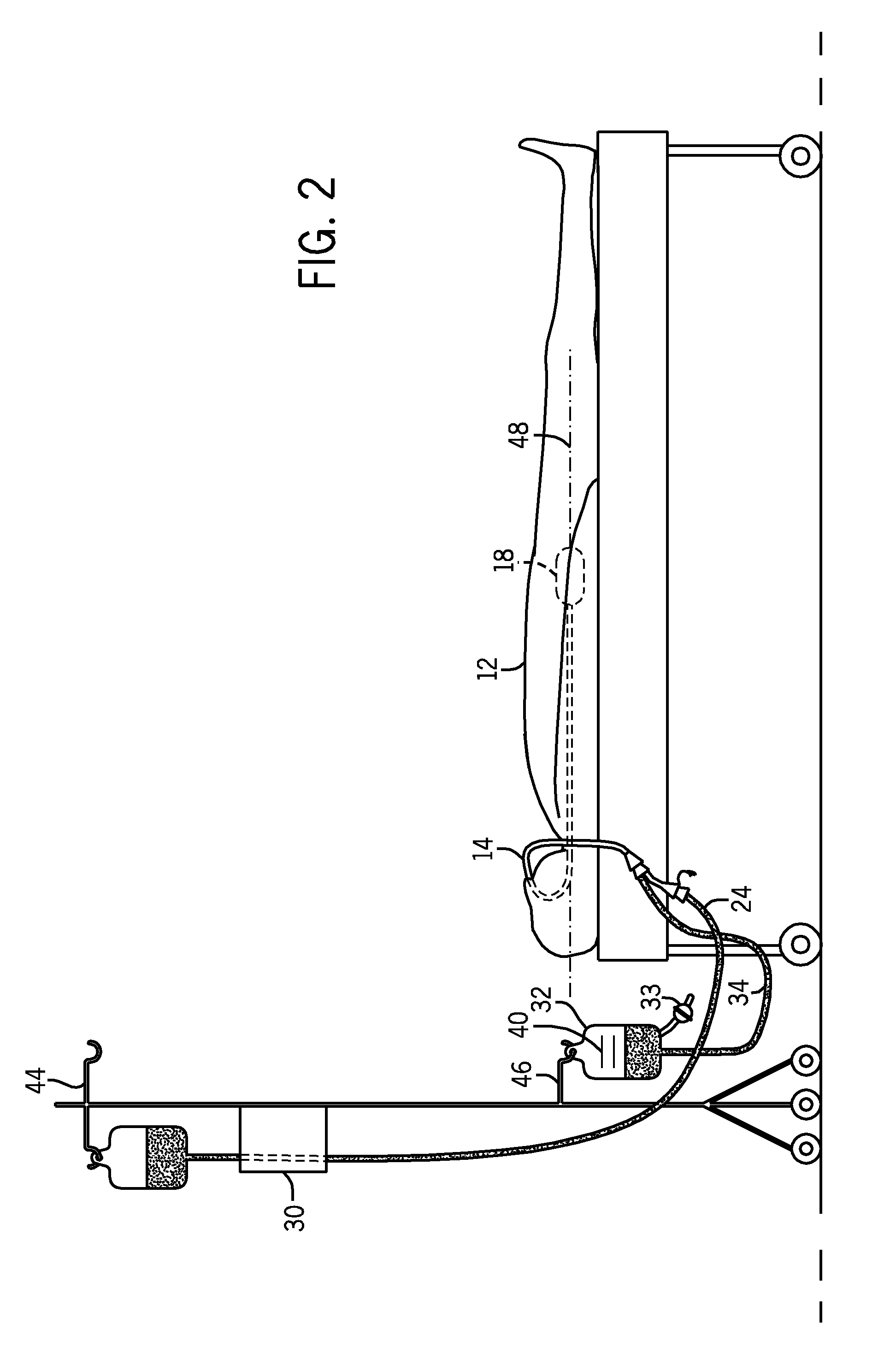 Method and system for the determination of residual volume in patients having an enteral feeding tube