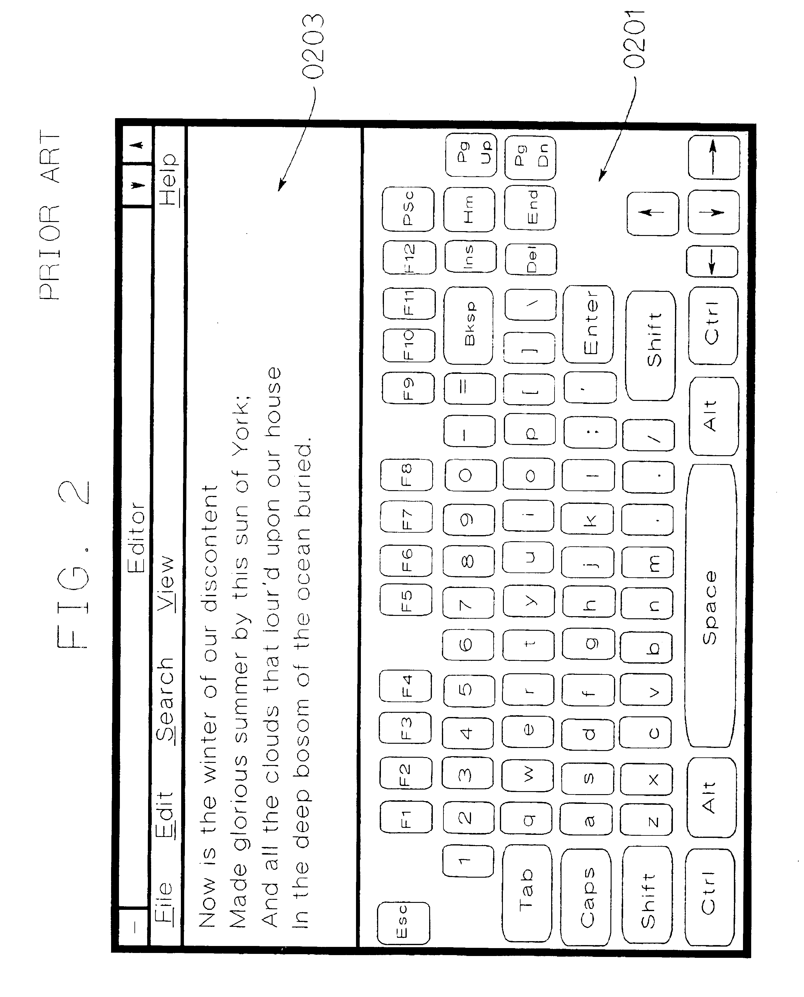Data entry method and apparatus