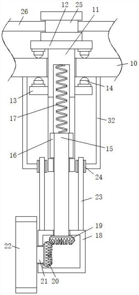 Overturning device for pot-stewed meat sausage processing