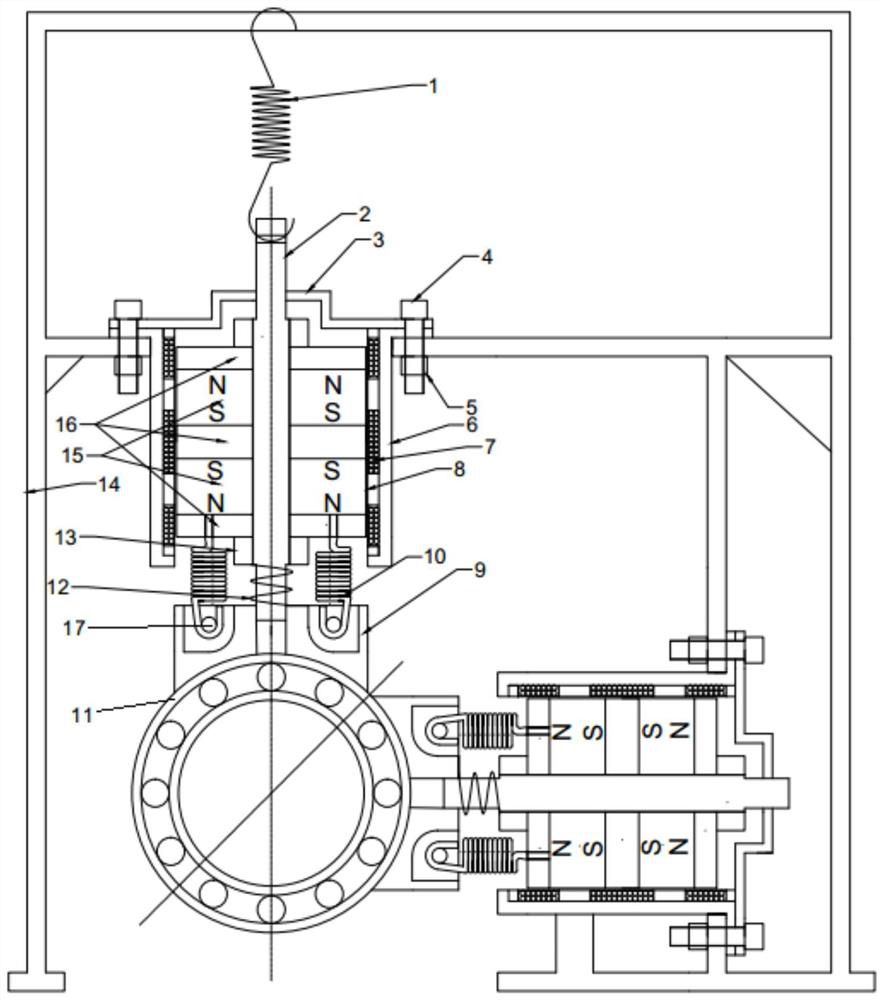 Electromagnetic Active Control Device for Shaft Transverse Vibration