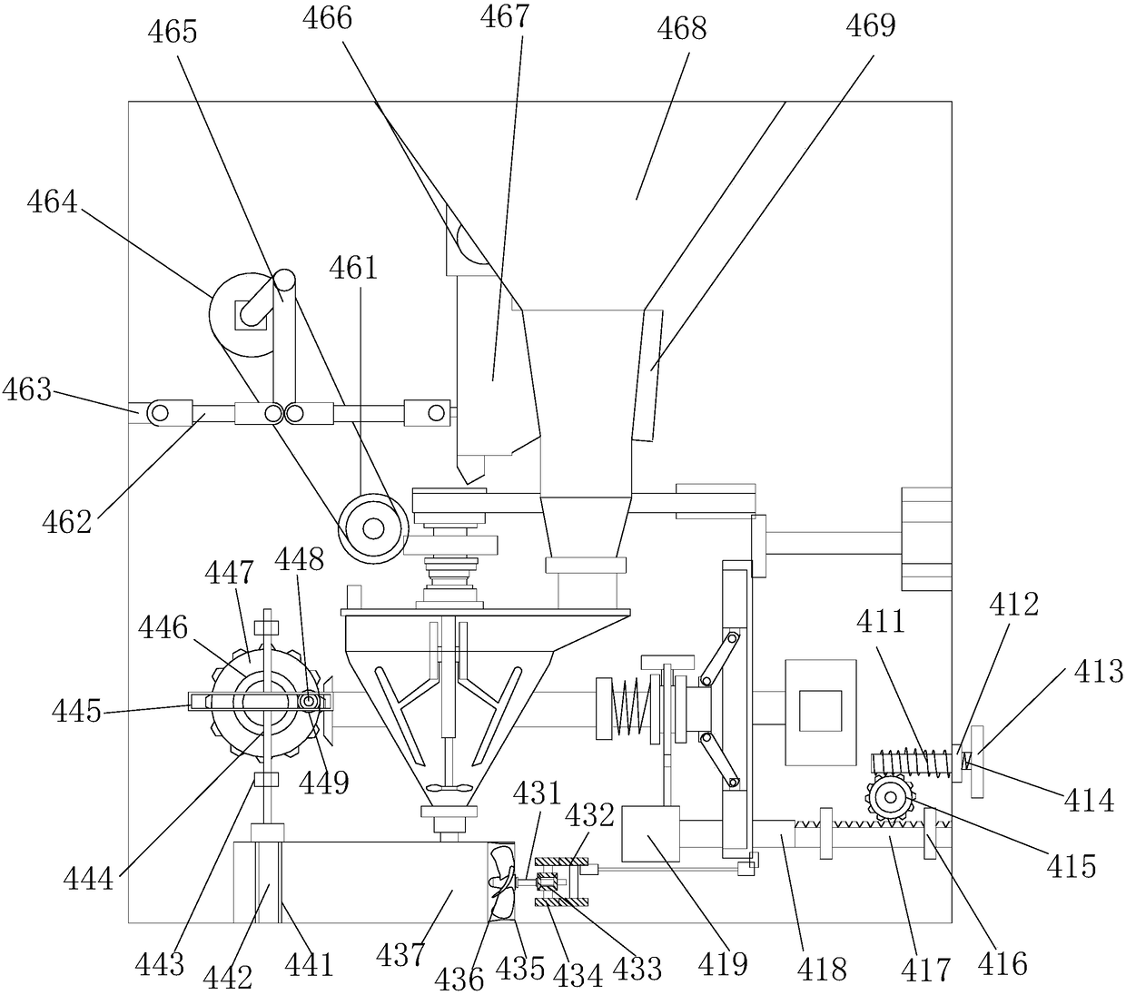 Novel automatic laying hen breeding apparatus