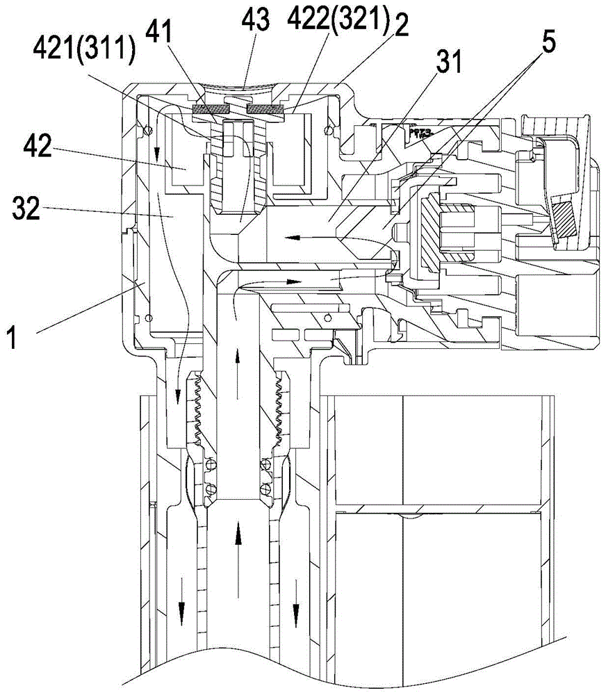 Anti-siphon structure and anti-siphon method of water inlet valve