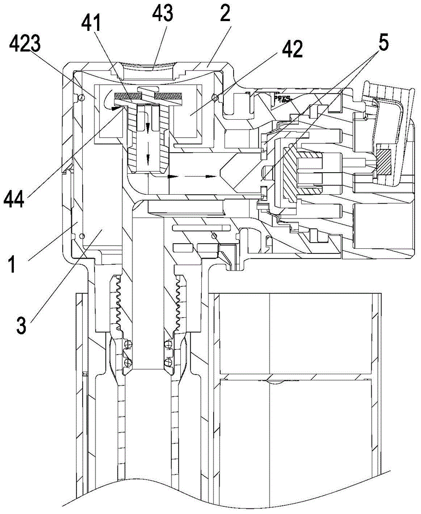 Anti-siphon structure and anti-siphon method of water inlet valve