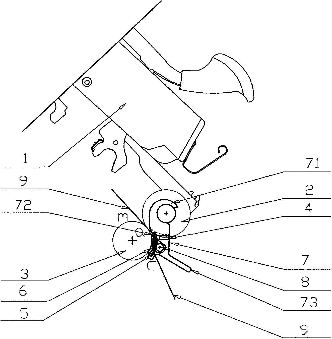 Single spindle type solid compact spinning