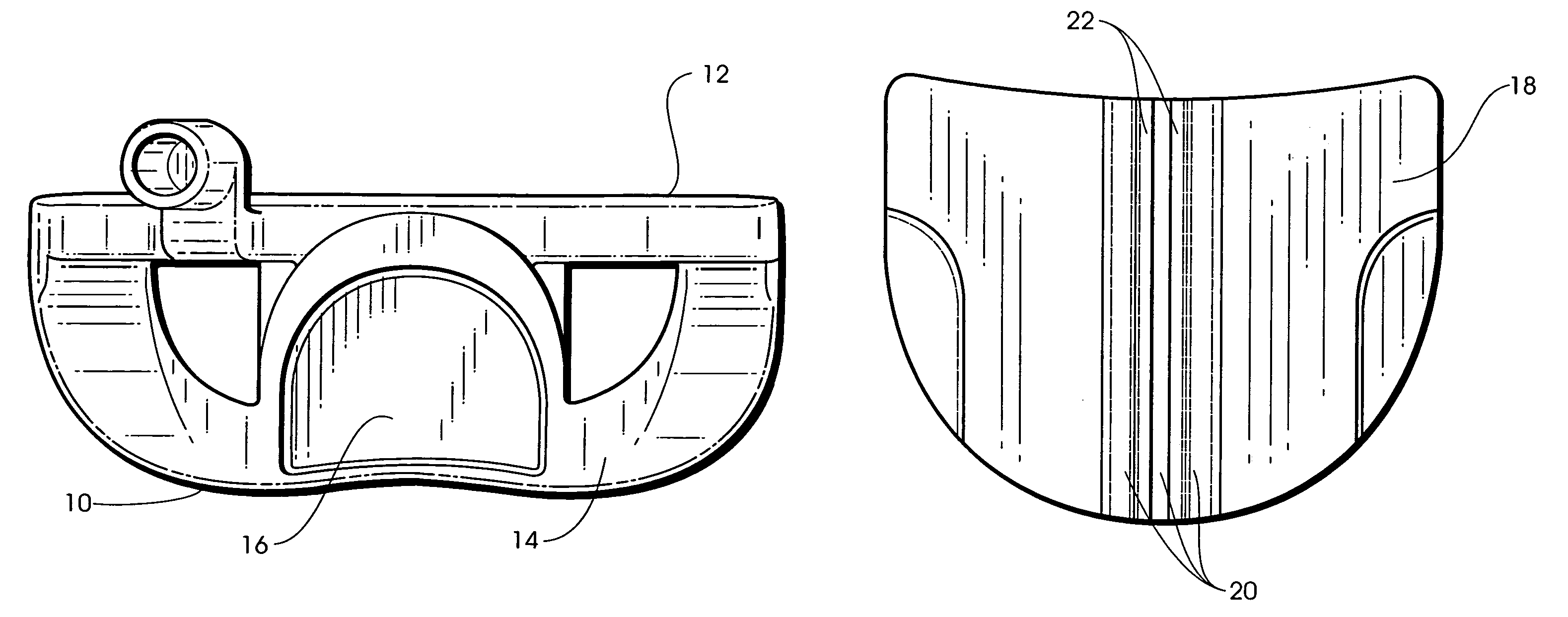 Golf club head with alignment guide
