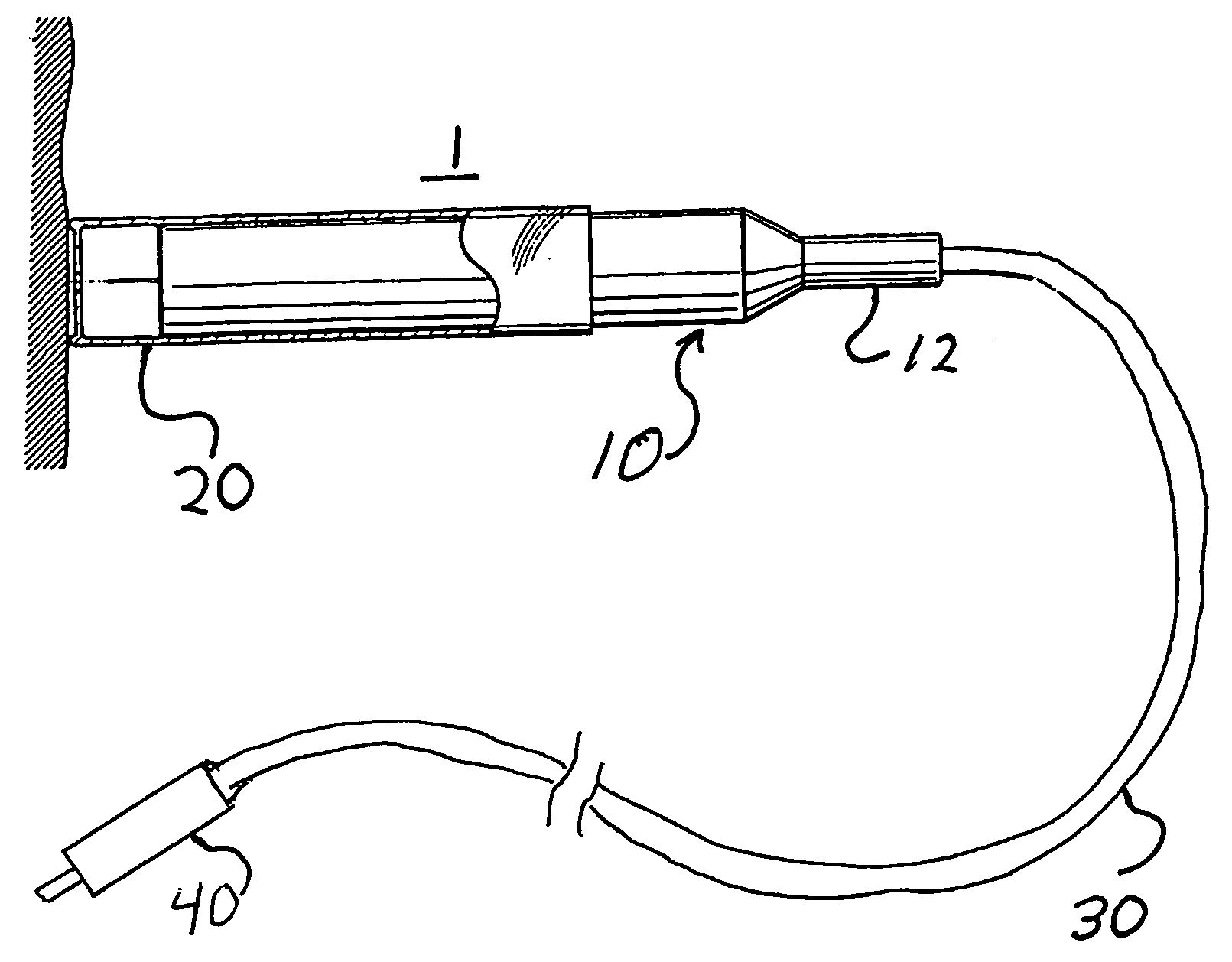 Laser fiber holder