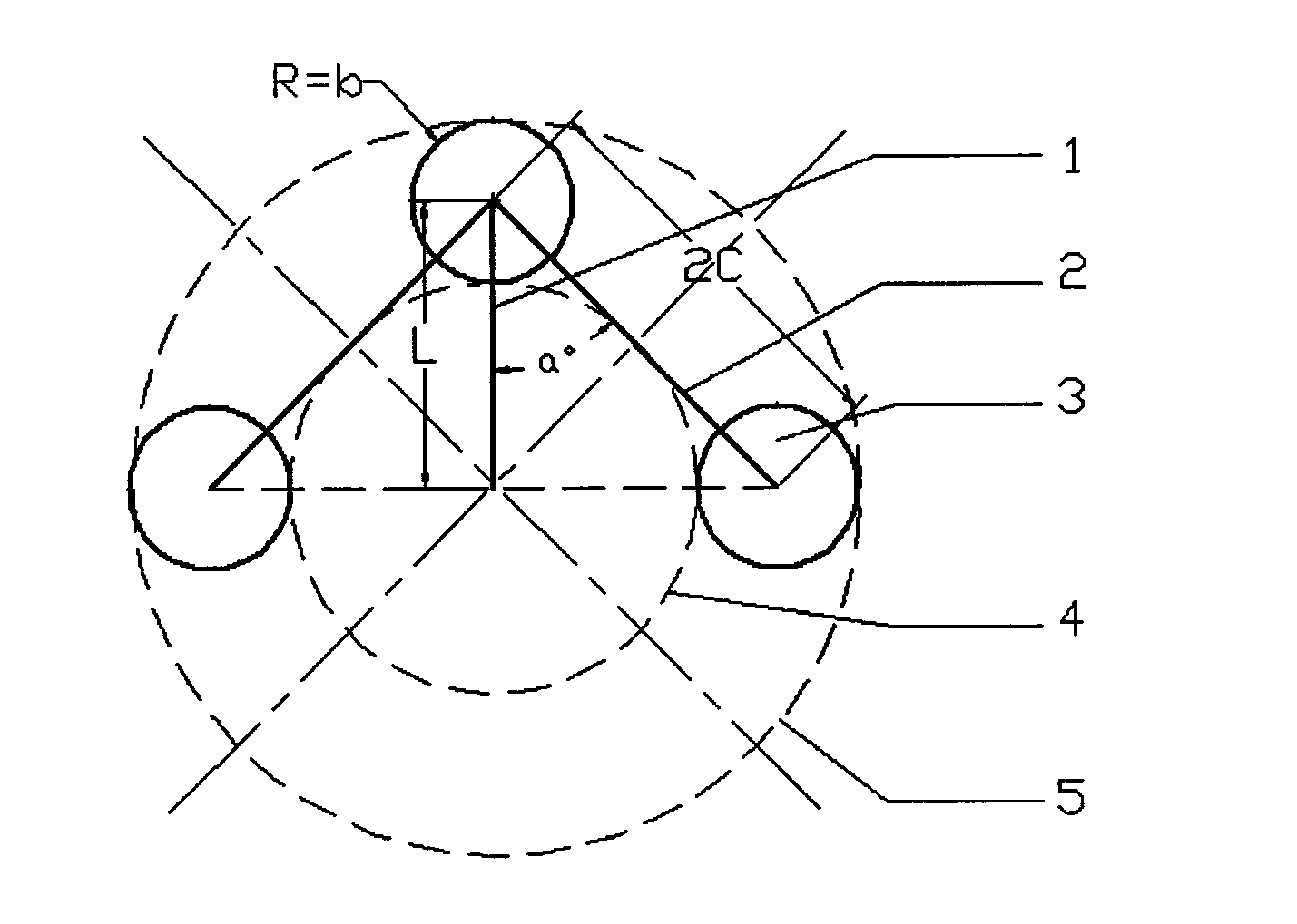 Circular arc radius measuring ruler