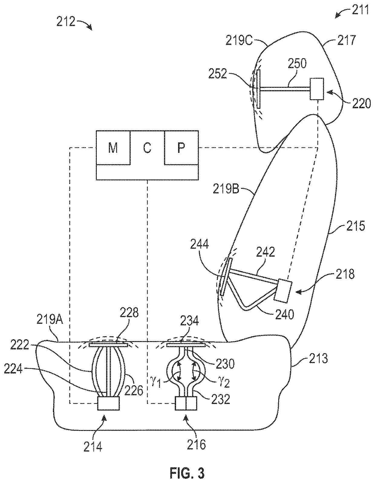 Haptic device with waveguide and seat assembly having the same