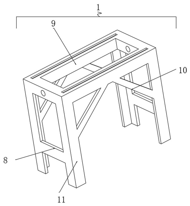 Simple construction pedestal for steel pipe painting and using method thereof