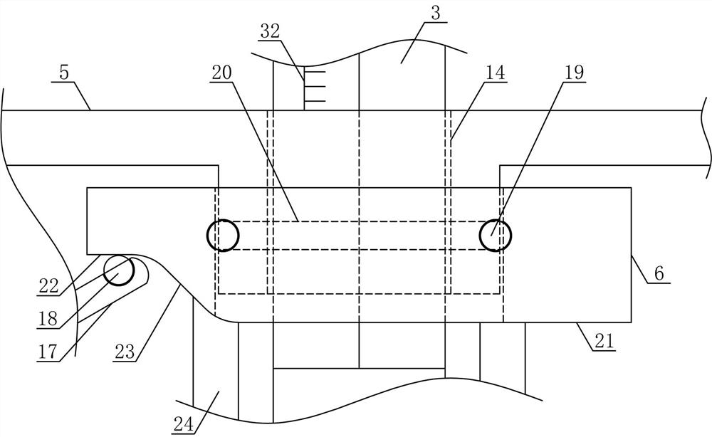 Discharging mechanism of concrete processing equipment