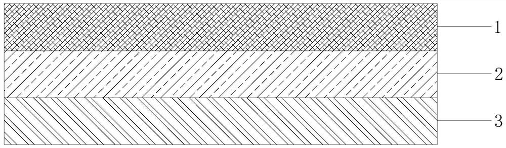 UV viscosity-reducing adhesive film applied to PVC substrate and used for film reversion of semiconductor chip, and preparation method thereof