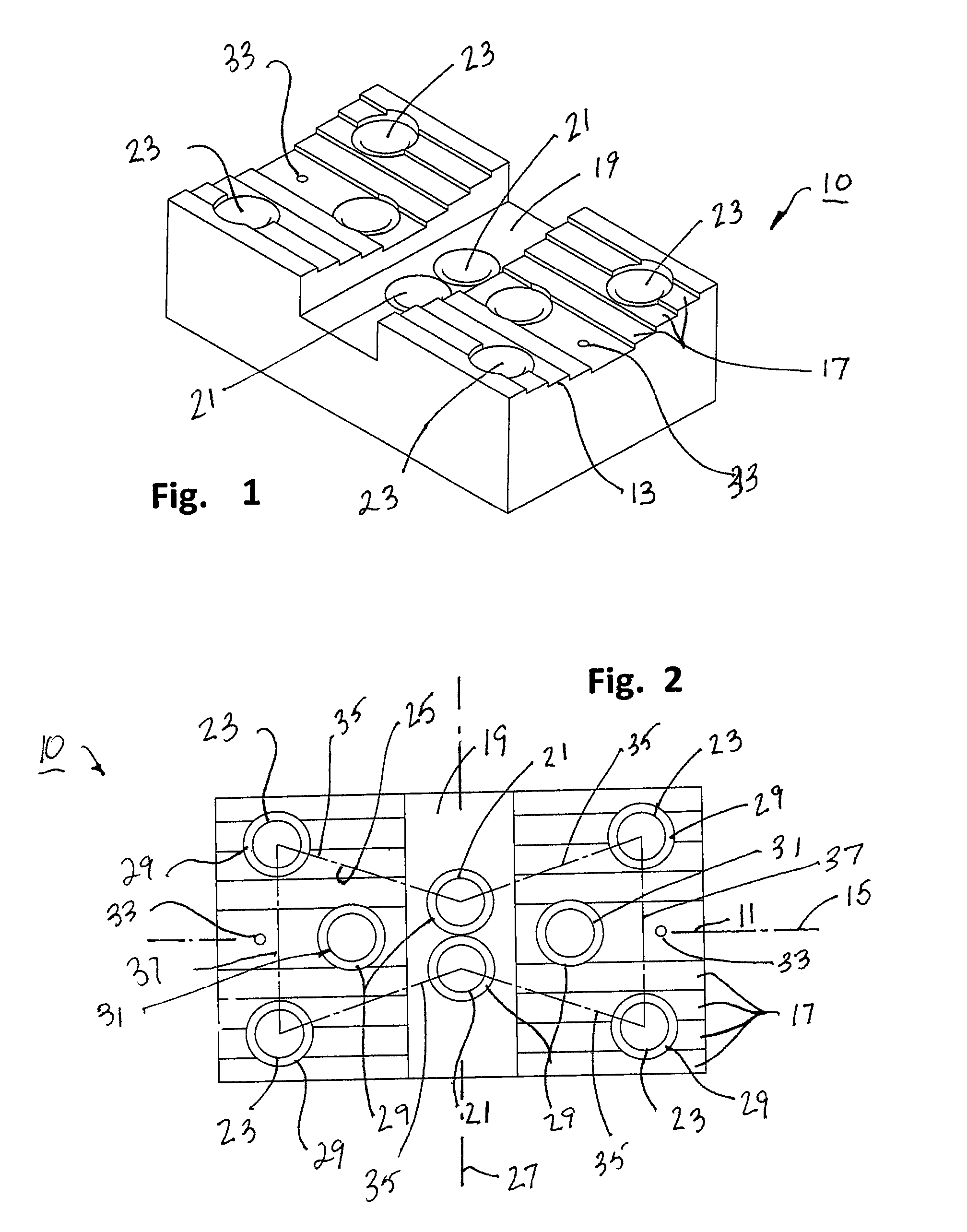 Method and template for producing a tensile test coupon