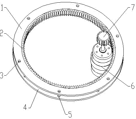 Sprinkler turnplate driven by stepping motor and control method