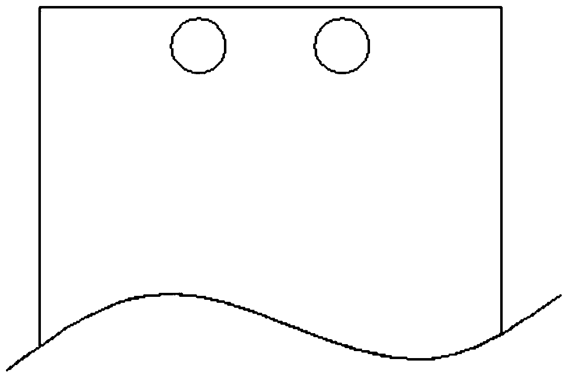 Design for punching conduit hole on surgical sheet product reinforcement piece