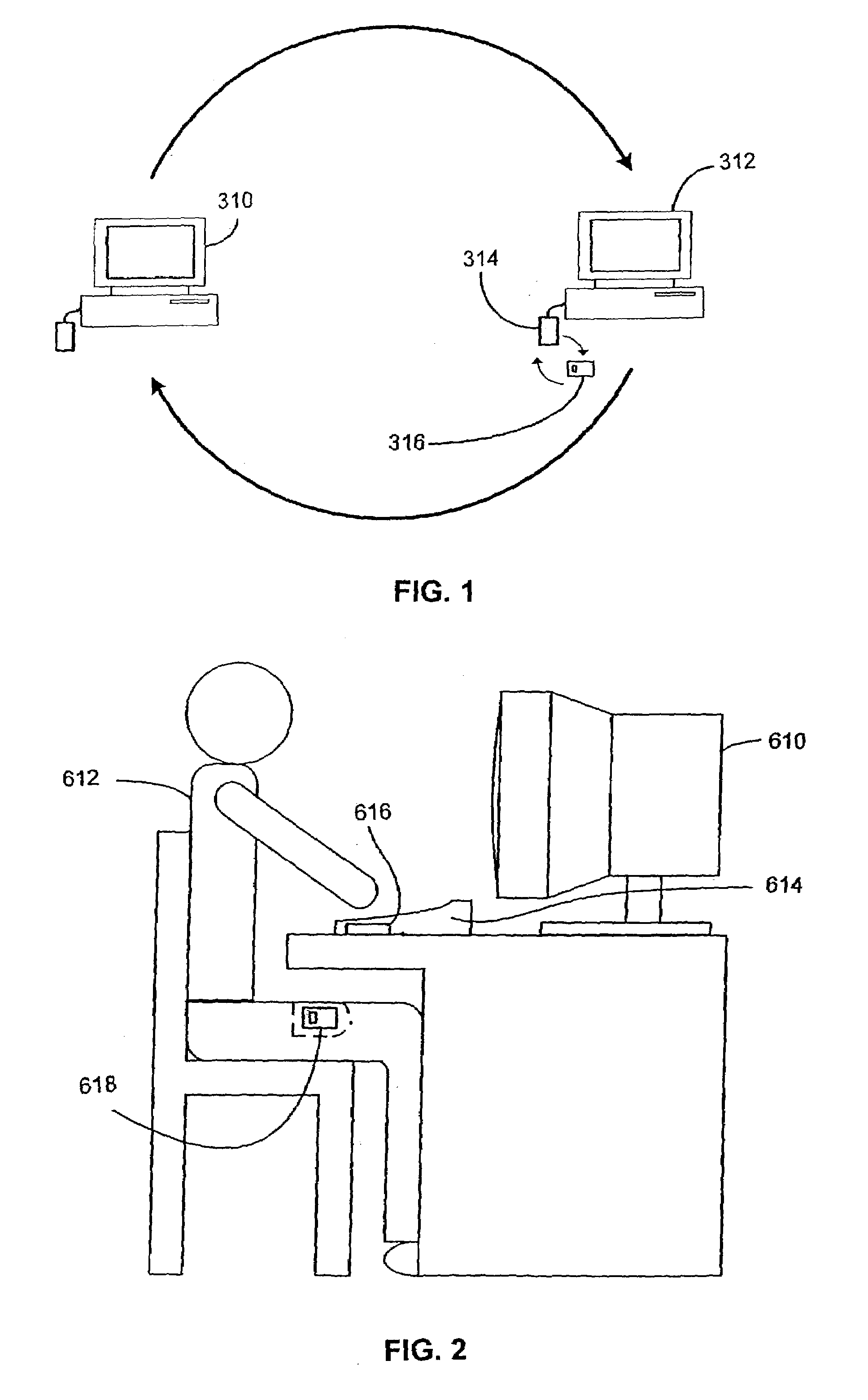 Method and apparatus for wirelessly establishing user preference settings on a computer