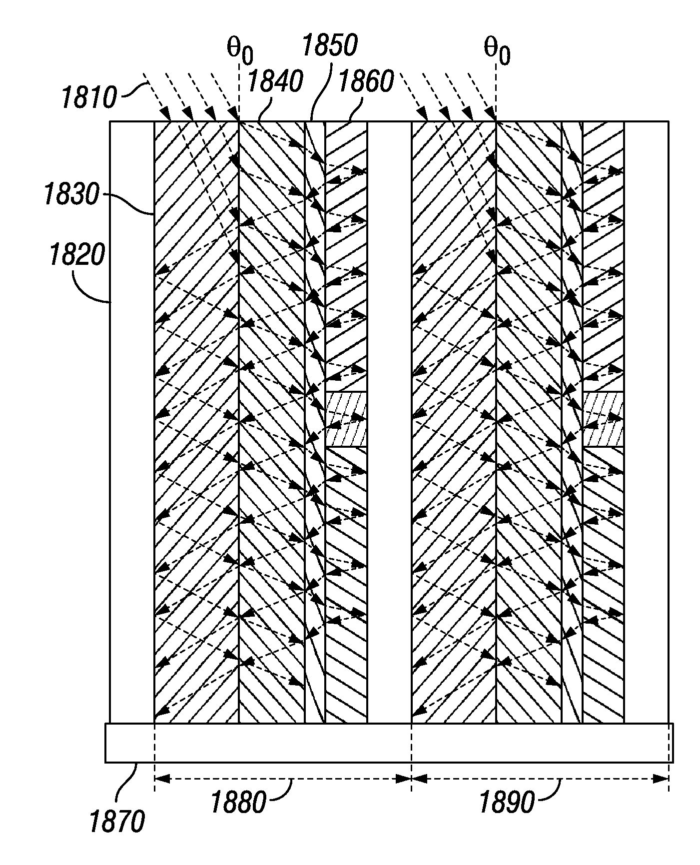 Vertically stacked photovoltaic and thermal solar cell