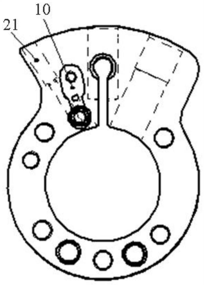 Compressor pump body structure and compressor