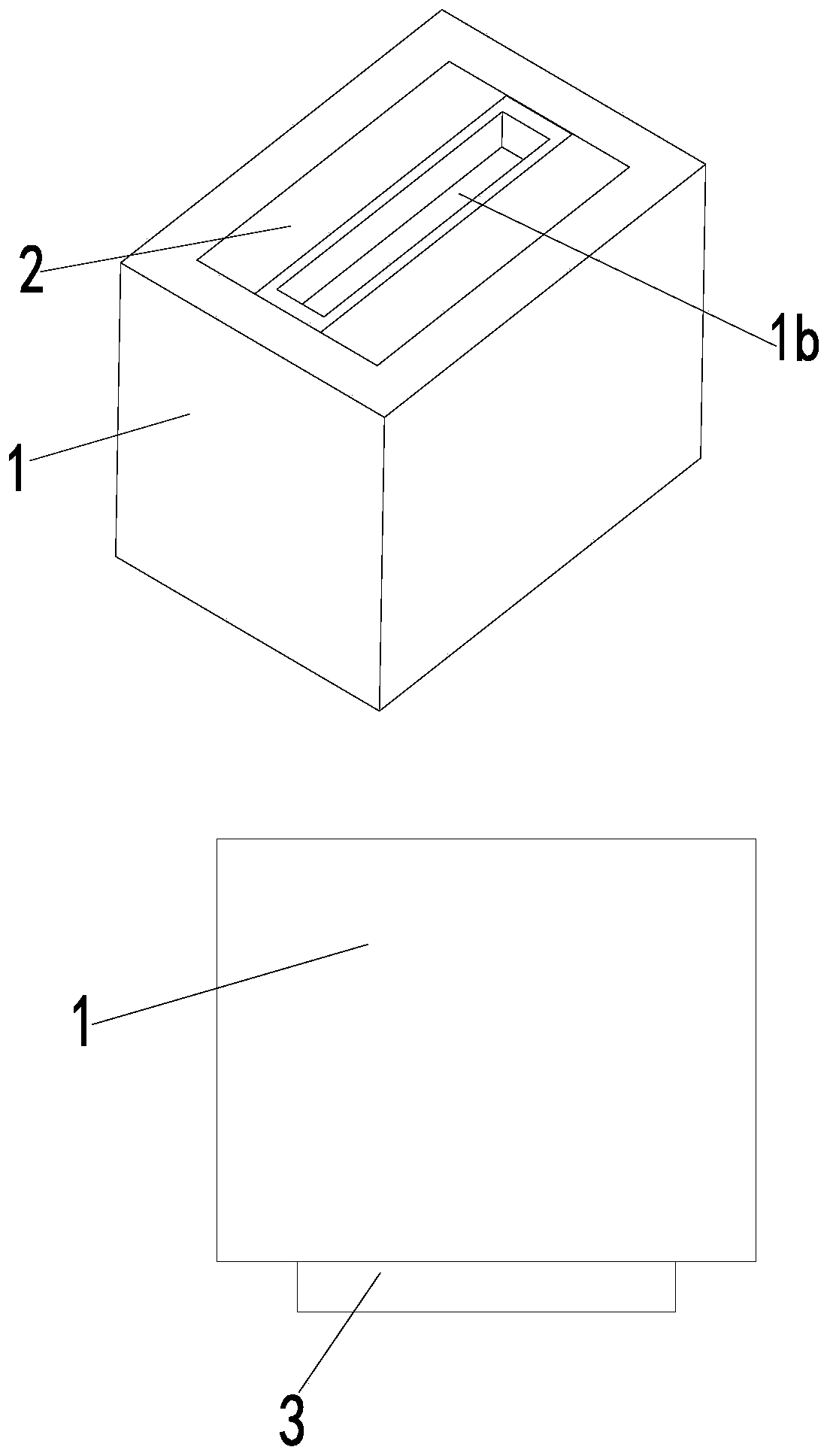 Thermal insulation concrete block and making mold for the same