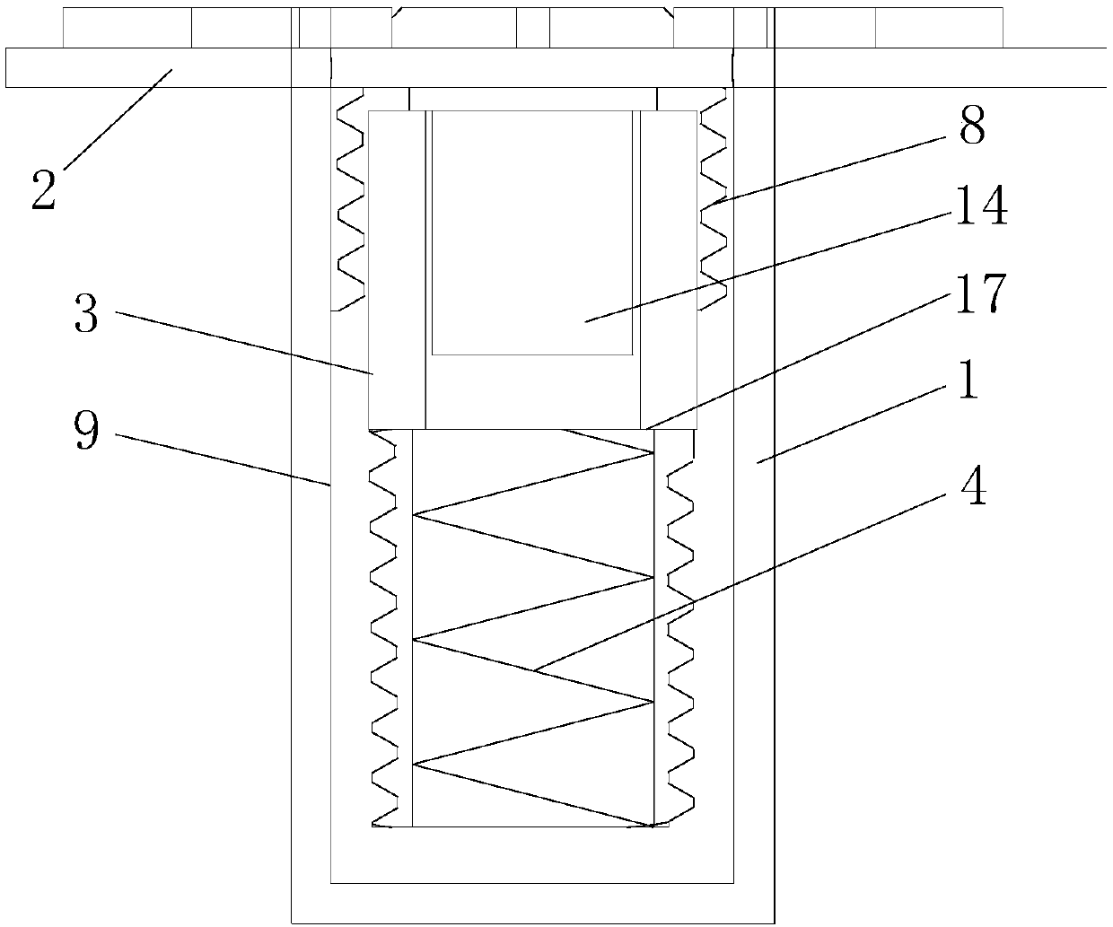 Detachable standard connecting piece for door and window outer frame and auxiliary frame
