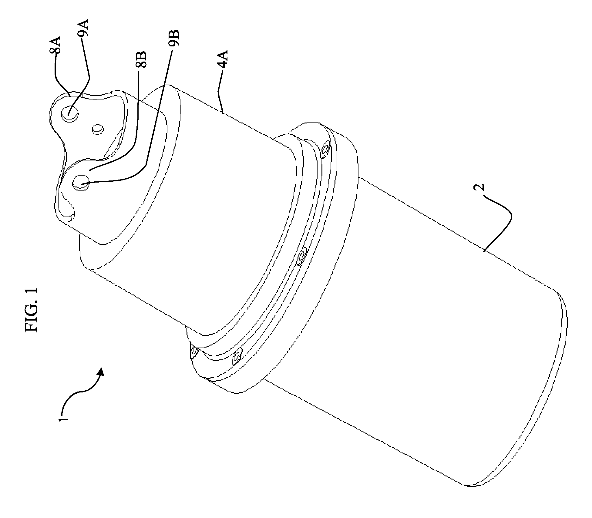 Underwater Light Having A Faceted Water-Cooled Thermally Conductive Housing