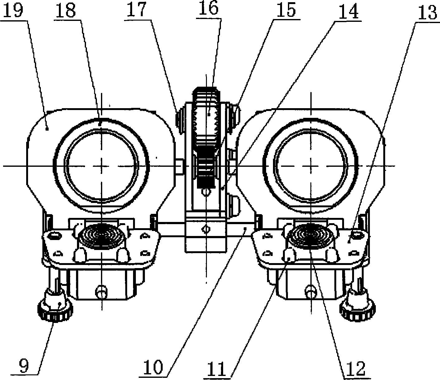 Integrated human body atria function test eye cover