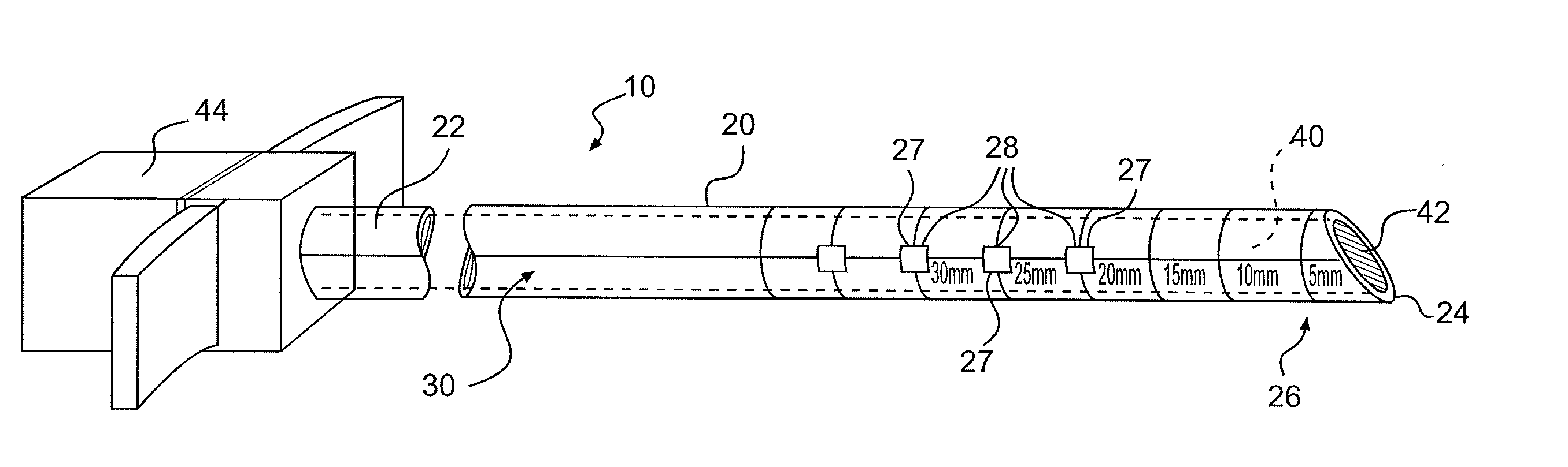 Lumbar puncture detection device