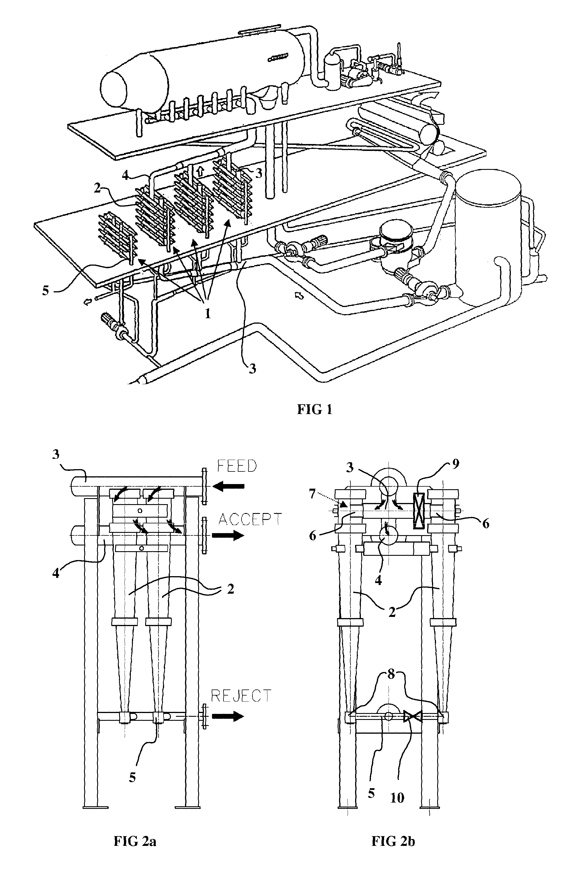 Closing valve unit for a cyclone