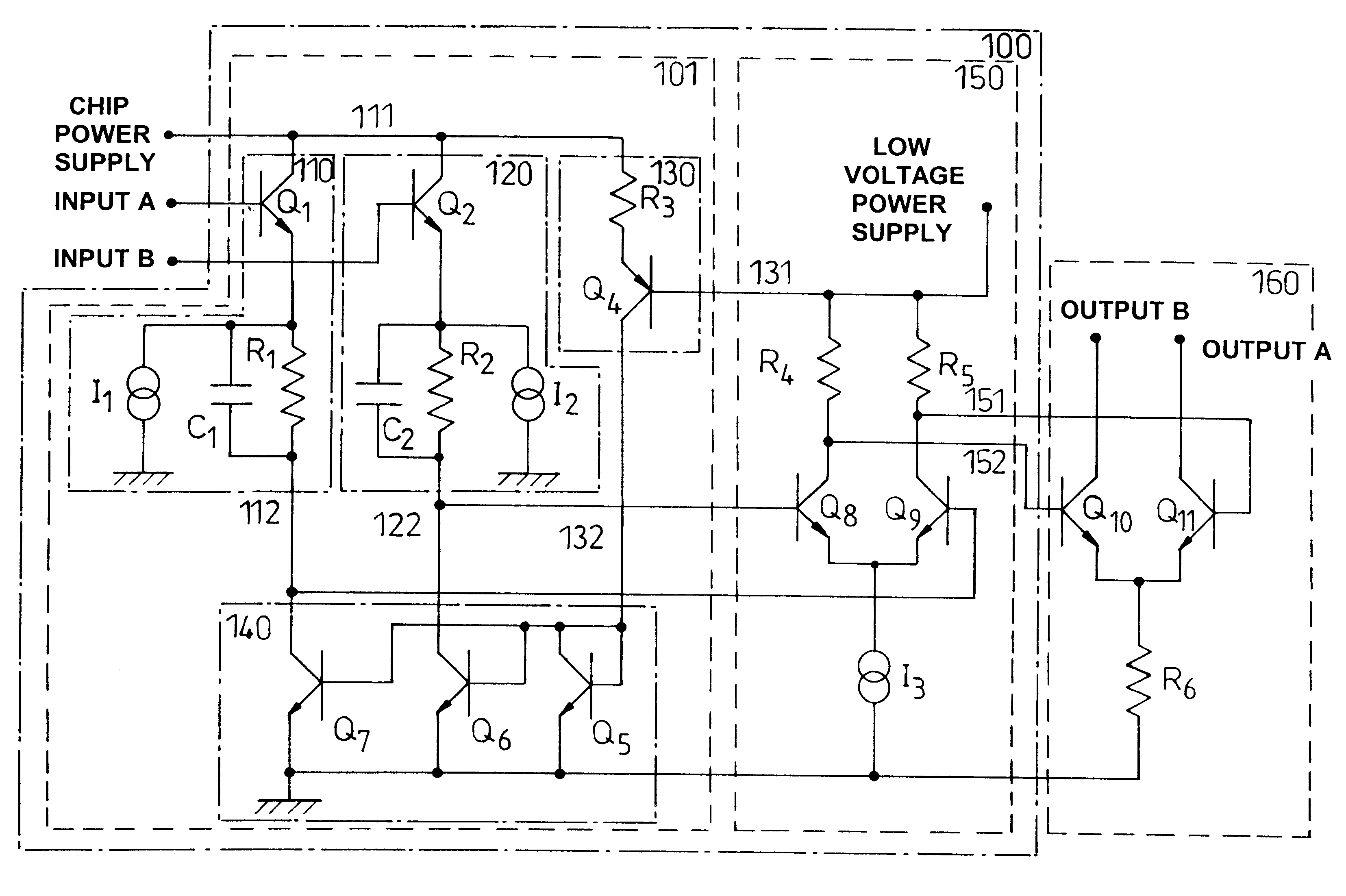 High speed level shift circuit for low voltage output